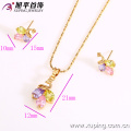 62533-Xuping Fashion Woman Jewelry Set with 18K Gold Plated